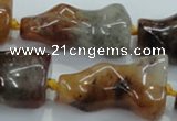 CNG425 15.5 inches 20*30mm - 20*45mm nuggets colorfull-phantom beads