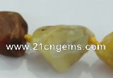 CNG432 15.5 inches 18*25mm – 25*38mm nuggets agate gemstone beads