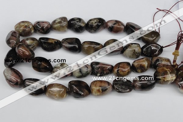 CNG46 15.5 inches 18*25mm nuggets staurolite gemstone beads