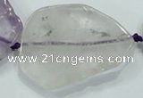 CNG461 15.5 inches 20*30mm - 45*58mm nuggets amethyst beads