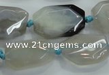 CNG467 15.5 inches 15*20mm - 20*35mm nuggets agate beads