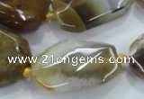 CNG468 15.5 inches 15*20mm - 20*32mm nuggets agate beads