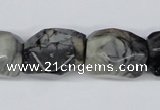 CNG47 15.5 inches 18*20mm faceted nuggets jasper gemstone beads