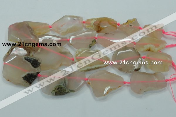 CNG497 15 inches 15*20mm – 25*42mm faceted nuggets agate beads