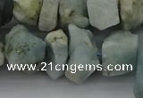 CNG5012 15.5 inches 10*15mm - 15*20mm nuggets aquamarine beads