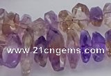 CNG5026 15.5 inches 7*12mm - 10*18mm faceted nuggets ametrine beads