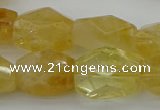 CNG5050 15.5 inches 13*18mm - 15*20mm faceted nuggets citrine beads