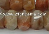 CNG5060 15.5 inches 15*20mm - 16*25mm faceted nuggets sunstone beads