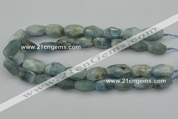 CNG5068 15.5 inches 13*20mm - 15*25mm faceted nuggets aquamarine beads