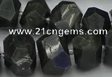 CNG5075 15.5 inches 13*18mm - 15*20mm faceted nuggets labradorite beads