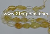 CNG5079 15.5 inches 20*30mm - 35*45mm freeform citrine beads