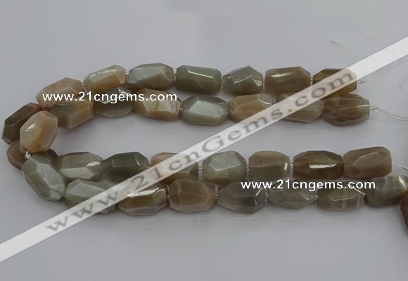 CNG5089 15.5 inches 13*18mm - 15*25mm faceted nuggets sunstone beads