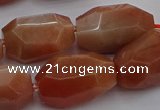 CNG5091 15.5 inches 13*18mm - 15*25mm faceted nuggets sunstone beads