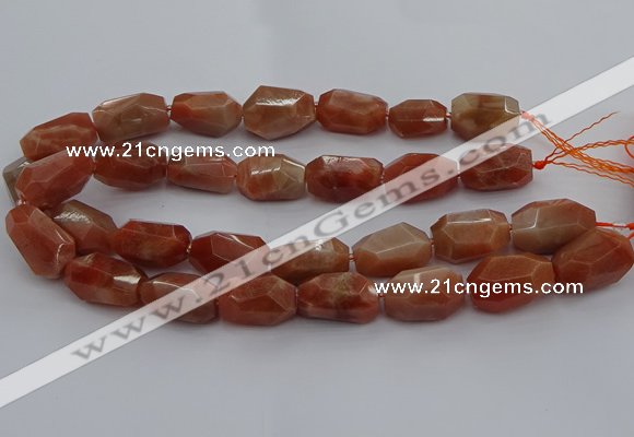 CNG5091 15.5 inches 13*18mm - 15*25mm faceted nuggets sunstone beads