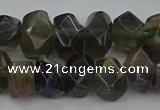 CNG5097 15.5 inches 10*14mm - 12*16mm faceted nuggets fluorite beads