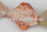 CNG51 15.5 inches 25*35mm nuggets agate gemstone beads