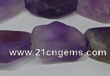 CNG5118 15.5 inches 14*20mm - 18*25mm freeform matte amethyst beads