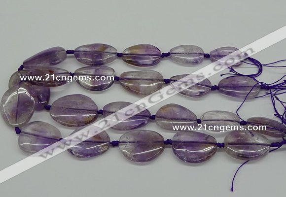 CNG5151 15.5 inches 16*22mm - 30*35mm freeform amethyst beads