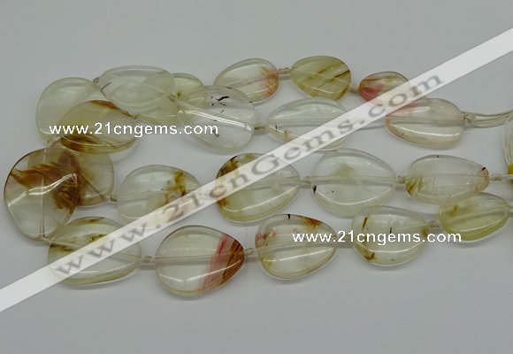 CNG5154 16*22mm - 30*35mm freeform volcano cherry quartz beads