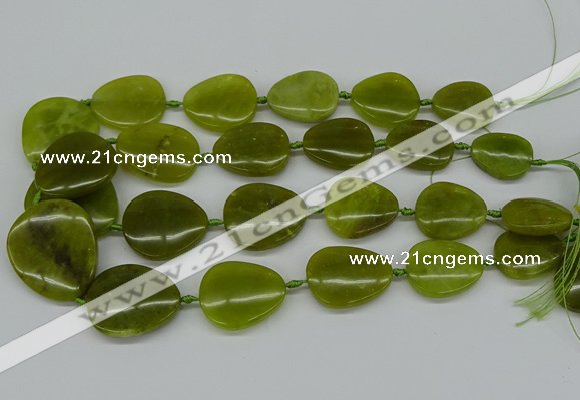 CNG5160 15.5 inches 16*22mm - 30*35mm freeform Korea jade beads