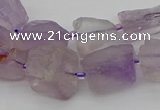 CNG5242 15.5 inches 8*12mm - 15*25mm nuggets amethyst beads