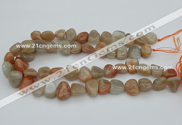 CNG5251 15.5 inches 13*18mm - 15*20mm nuggets moonstone beads