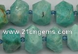 CNG5271 15.5 inches 10*14mm - 15*20mm faceted nuggets amazonite beads