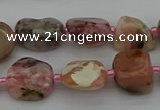 CNG5292 15.5 inches 8*12mm - 15*20mm nuggets pink opal gemstone beads