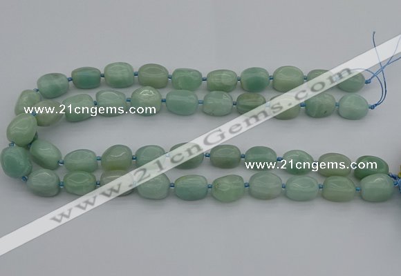 CNG5299 15.5 inches 8*12mm - 12*16mm nuggets amazonite beads