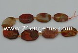 CNG5317 15.5 inches 25*35mm - 35*45mm freeform agate beads