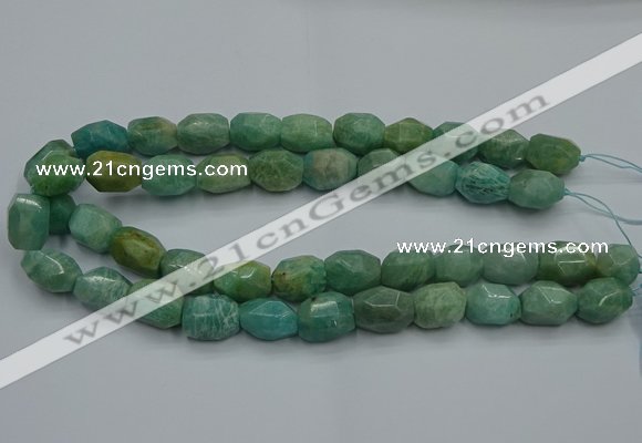 CNG5320 15.5 inches 12*16mm - 13*18mm faceted nuggets amazonite beads