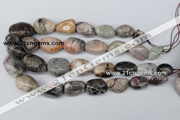 CNG54 15.5 inches 16*20mm - 25*35mm nuggets agate gemstone beads