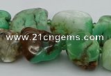 CNG5433 10*14mm - 20*30mm nuggets Australia chrysoprase beads