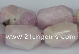 CNG5446 15.5 inches 12*16mm - 15*25mm faceted nuggets kunzite beads