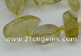 CNG5453 15.5 inches 10*14mm - 12*22mm nuggets lemon quartz beads