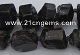 CNG5459 15.5 inches 12*16mm - 15*20mm nuggets black tourmaline beads