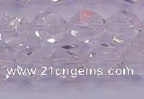 CNG5472 15.5 inches 8mm faceted nuggets white crystal beads