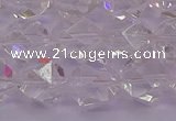 CNG5473 15.5 inches 10mm faceted nuggets white crystal beads