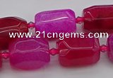 CNG5525 15.5 inches 12*16mm - 15*20mm faceted nuggets agate beads