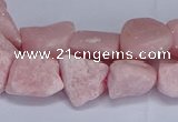 CNG5536 15.5 inches 10*14mm - 12*16mm nuggets Chinese pink opal beads