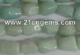 CNG554 15.5 inches 6*8mm nuggets amazonite gemstone beads