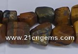 CNG5543 15.5 inches 10*14mm - 12*16mm nuggets yellow tiger eye beads