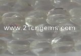 CNG555 15.5 inches 7*10mm nuggets white crystal beads