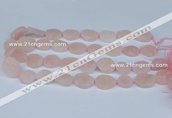 CNG5560 15.5 inches 12*16mm - 18*22mm freeform rose quartz beads