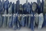 CNG5589 3*15mm - 6*20mm nuggets natural blue kyanite beads