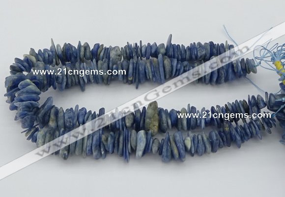 CNG5589 3*15mm - 6*20mm nuggets natural blue kyanite beads