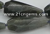 CNG5644 15.5 inches 15*35mm - 18*45mm faceted teardrop labradorite beads