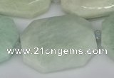 CNG5691 15.5 inches 20*30mm - 35*45mm faceted freeform amazonite beads