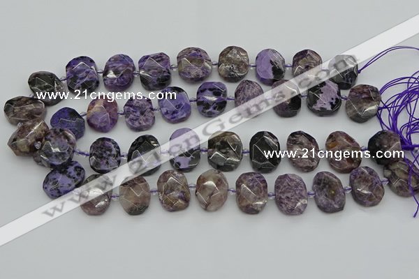 CNG5697 15.5 inches 13*18mm - 15*20mm faceted freeform charoite beads