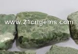 CNG570 25*30mm - 30*40mm nuggets serpentine jasper beads